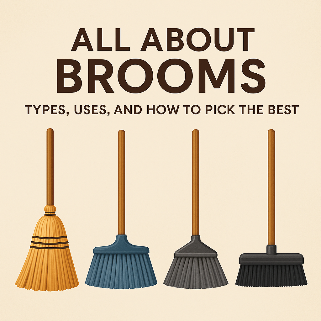 All About Brooms: Types, Uses, and How to Pick the Best